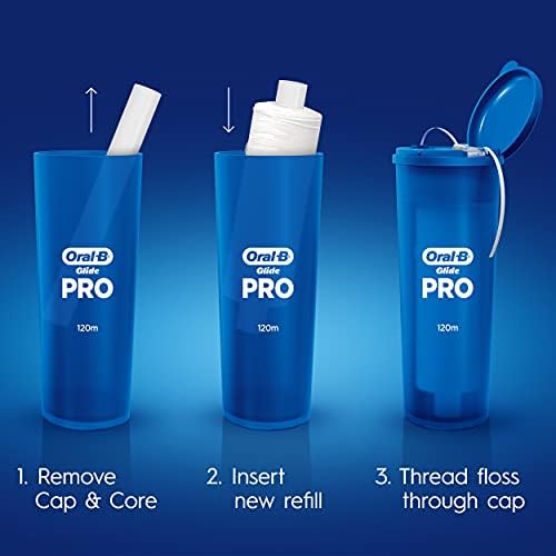 Oral-B Glide Pro recarregam o Floss Starter Starter Kit, 120m