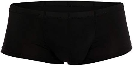 Shorts boxer bmisEgm para homens Pacote de homens cuecas cuecas de roupas íntimas Ultra Fin Bolsa de cor sólida de cor sólida