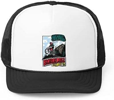 Chapéu de caminhoneiro adulto Braydon Preço de beisebol Capinho de preços de plástico ajustável Fechamento de seis fileiras