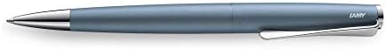 Lamy Studio Ballpond Pen 266 - caneta de esfera atemporal em aço inoxidável de cor da geleira e clipe em forma de hélice