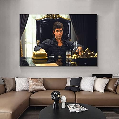 IWY Al Pacino Scarface Filmes Tony Montana Poster Arte e Arte da Parede Imprimir Imprimir Modern Family Bedroom Decor Cartazes 16x24inch