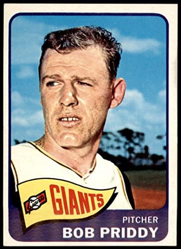 1965 Topps 482 Bob Priddy San Francisco Giants Ex -Giants