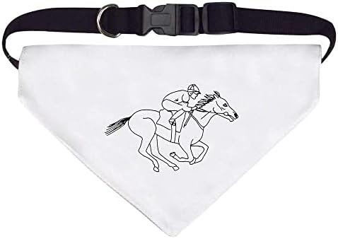 Grande 'Jockey Riding Horse' cachorro/gato/pet bandana
