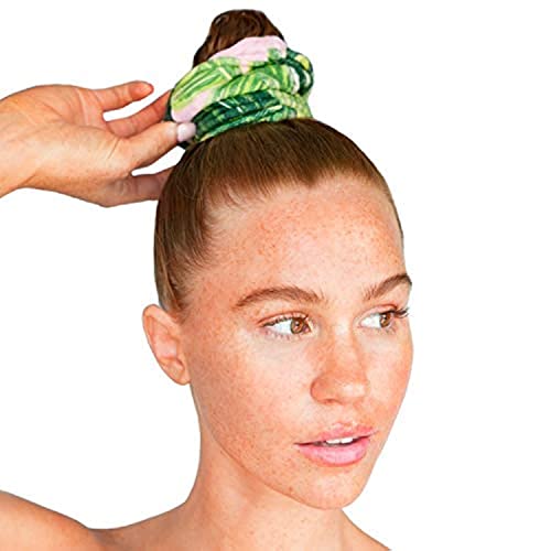Scrunchie de toalha Kitsch - Ultra Microfiber Hair lances para mulheres | Scrunchies de toalha para cabelos molhados | Grandes scrunchies para o cabelo feminino | Scrunchies de gravata para meninas, 2 pc