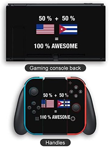 American Cuba Awesome Flag Stickers Sticker Protetive Sticker personalizado adesivo completo compatível com Nintendo