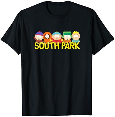 South Park Gangue atrás da camiseta do logotipo