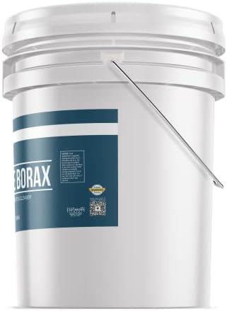 Elementos Borrax em pó de Boráx, limpador multiuso e reforço de detergente, banheira selvagem