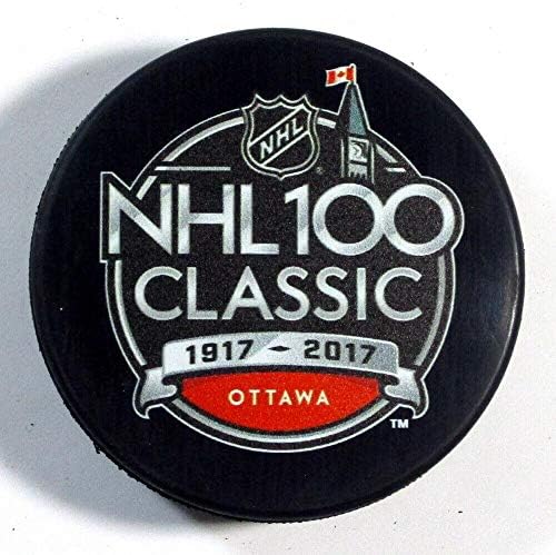 2017 NHL 100 Classic Ottawa Official Hockey Puck - Cartões de hóquei