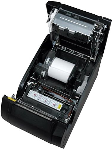 SNBC 132081 Modelo BTP-M300 Impressora de recebimento de impacto com interface USB e serial, preto, linhas de 4,7 fast por segundo por segundo, carregamento de papel e impressão, lojas e impressão de imagens de logotipo