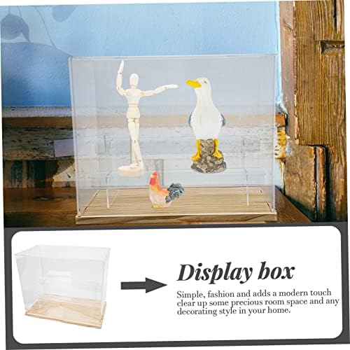 Caixa de armazenamento da caixa de box de caixa de box Caixa de artesanato Organizador Clear Organizer Box Clear Display Box Cube