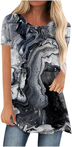 Camiseta de algodão fêmea Summer 2023 Roupas de manga curta Crewneck Gráfico Camisa de blusa casual para mulheres TS TS