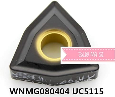 FINCOS WNMG080404 UC5115/WNMG080408 UC5115, inserção de carboneto para girar o suporte da ferramenta, CNC, máquina, barra de perfuração -: 04)