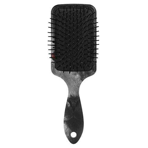 Vipsk Air Almofada Escova de Cabelo, Lion preto colorido de plástico, boa massagem adequada e escova de cabelo anti -estática para cabelos secos e molhados, espesso, encaracolado ou reto