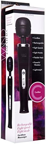 Wand Essentials Mini massageador de varinha de 4 polegadas com gemas rosa e branco