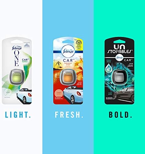 Febreze Car Sownerners, ganhe perfume original, lutador de odor para odores fortes clipes de ventilação do carro