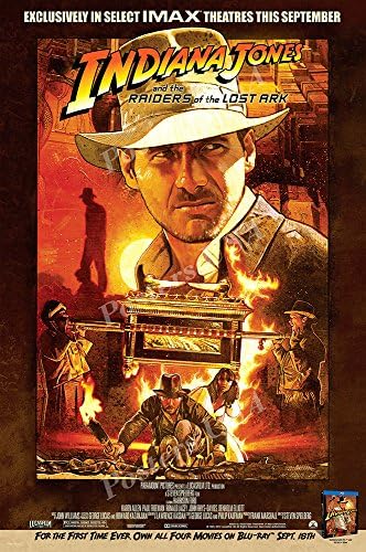Cartazes EUA - Indiana Jones Raiders do The Lost Ark Movie Poster - MOV056)