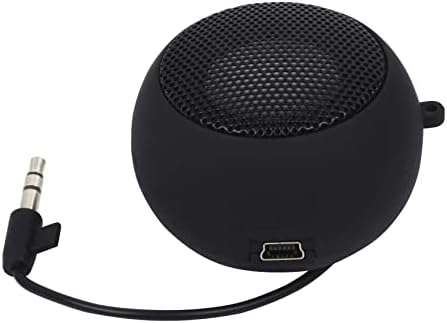 Ignoramus mini -alto -falante portátil, alto -falante de viagem por portátil com entrada de fone de ouvido com entrada de entrada de 3,5 mm