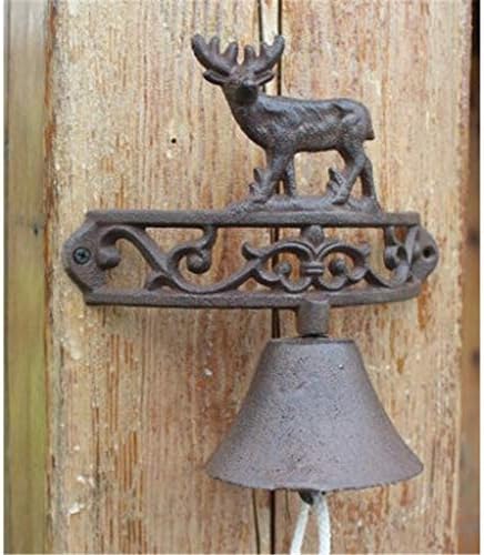 ZPLJ Classic Sculpture Deer Cabeça e Antlers Casunada Parede de Ferro Cinelo Estilo Rústico Estilo Rústico logotipo aristocrático