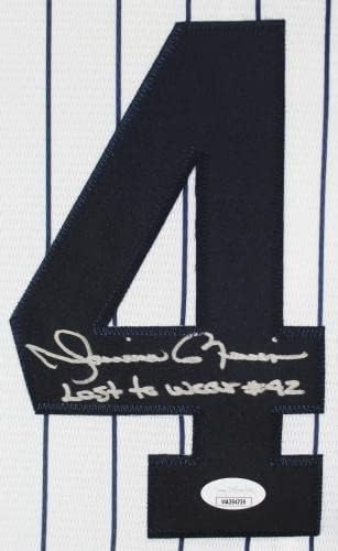 Yankees Mariano Rivera Last to Wear #42 White Nike Jersey JSA Testemunha - Jerseys MLB autografados