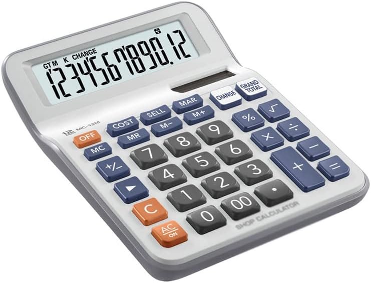 Calculadora de desktop quul 12 calculadora de dígitos Office Business Office Office Business Supplies