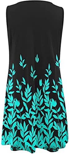 Vestidos de verão para mulheres 2022 boho mangas fofas estampas florais recortes V Vshirt de pescoço vestidos de túnica de linha