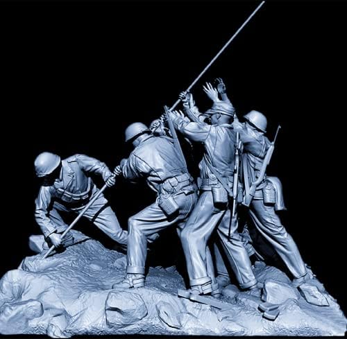 1/35 Modelo de soldado de resina Segunda-feira Pacífico Batalha dos EUA Victory Resin Model Kit Miniatura J8S-U5