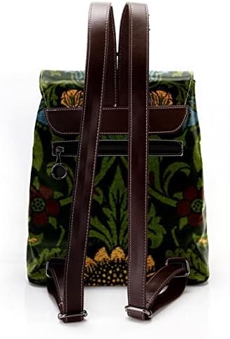 Mochila de viagem VBFOFBV, mochila de laptop para homens, mochila de moda, Lotus de laranja verde da flor vintage