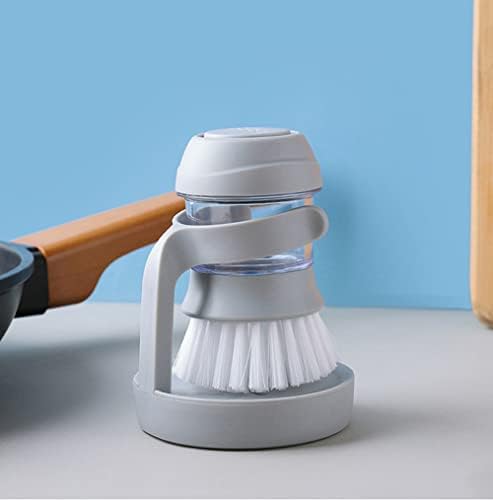 Akoak 1 Pack Plack Limping Brush, dispensador de sabão pode ser usado em cozinha, banheiro, pia, lavar louça, vasos, pratos, reabastecimento automático