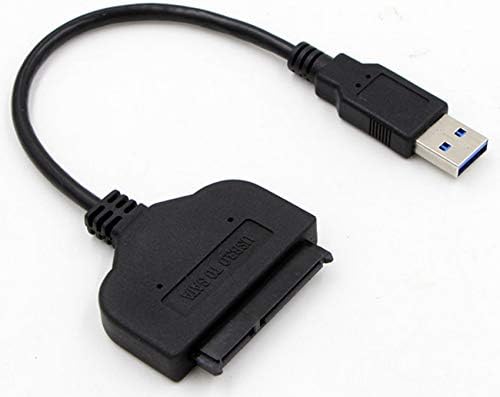 Valuegist USB 3,0 a 2,5 ”SATA III Cabo de adaptador de disco rígido, conversor para 2,5 SSD/HDD