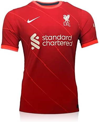 Mecangas exclusivas Robbie Fowler assinou o Liverpool 2021-22 Jersey de futebol