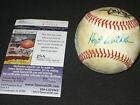 Stars & Legends assinou o autógrafo Onl Feeney Baseball Brock, Wilhelm + 6 JSA - Bolalls autografados
