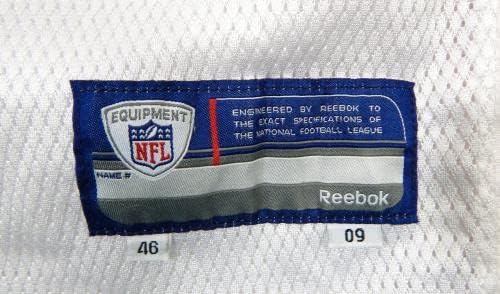 2009 San Francisco 49ers Chris Patrick #61 Game usou White Jersey 46 DP26428 - Jerseys de Jerseys usados ​​na NFL não assinada