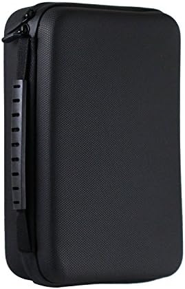 Navitech Black Shock Proof Hard Storage Case/Capa compatível com a câmera SJCAM SJ5000 X Ação