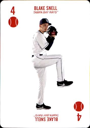 2019 Topps 52-card 4-Red Ball Blake Snell Baseball Card