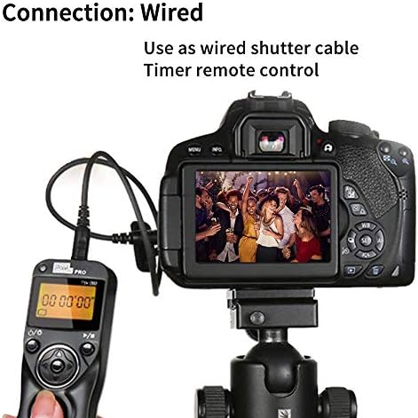 Liberação remota do obturador compatível para Panasonic, Pixel TW-283 L1 Controle remoto sem fio Wired Bretail Release Cabo Compatível para câmeras Panasonic