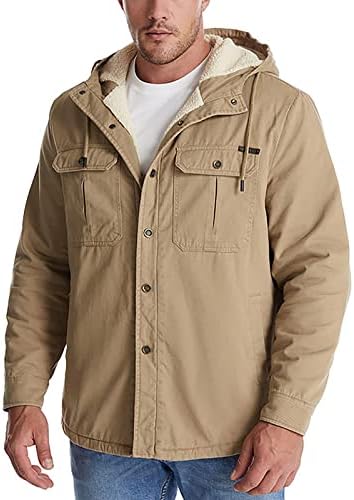 Jackets Ymosrh para homens Moda Inverno quente Jaqueta grossa sobretudo para fora dos botões Slim Buttons Coats Tops Blouse Jackets