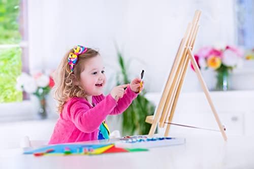 Tintura de DydJoy por números para crianças e iniciantes, kits de presente de pintura a óleo DIY 8 x8 emoldurada em enquadramento （emoldurado canvas-4）
