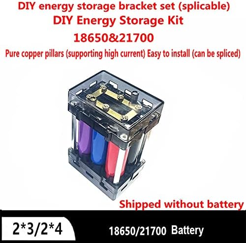 Kit de armazenamento de energia DIY XBERSTAR 18650.21700 Caixa de caixa do suporte da bateria