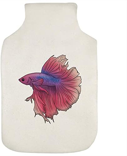 Azeeda 'Siamese Fighting Fish' Hot Water Bottle Bottle