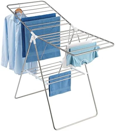 Wenko Flex Laundry Secer, prata/branco