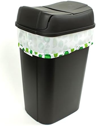 Liner de bala de fraldas de pano osocozy - bolsa molhada reutilizável, lavável e impermeável com cordão. Excelente para baldes de fraldas, latas de lixo, lavanderia, reciclagem e armazenamento - criaturas florestais