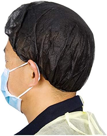 Cleaing descartável BOUFFANT Cap 24 polegadas, redes de cabelo para serviço de alimentação, enfermeiras, tatuagem