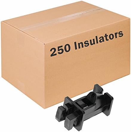 Zareba IWNB-Z Isolador de unhas, 250 pacote preto