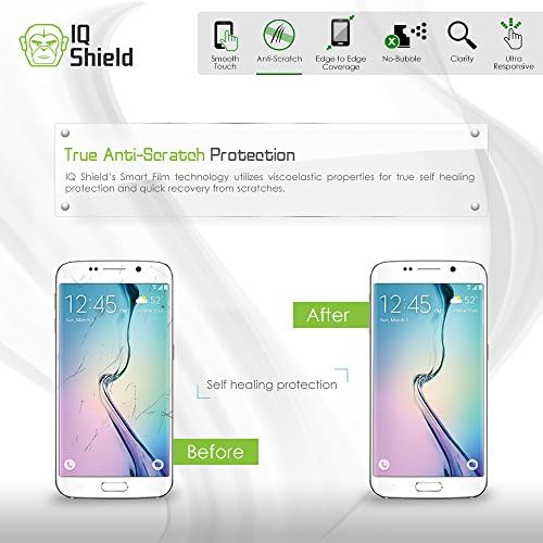 Protetor de tela do IQ Shield Compatível com Samsung Galaxy Express Liquidskin Anti-Bubble Clear Film