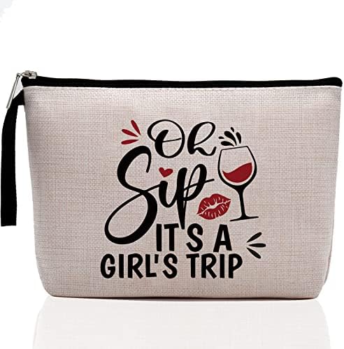 Hanamiya na Girls Trip Greis Girls Girls Weekend Gifts Faça de bolsas de viagem Travel Bolsa de viagem Bolsa cosmética Girls Trip Gifts Favors Travel Bolsa para mulheres Presentes de viagem