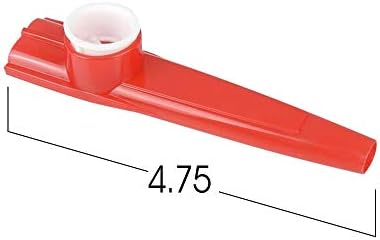 ArtCreativity 4,5 ”de plástico Kazoo | Instrumento musical divertido Humming para crianças e adultos | Brinquedos musicais duráveis