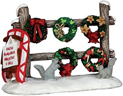 Lemax Carnival Village Christmas Wreaths 4 Acessório de venda 54942