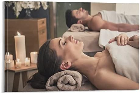 Posters de beleza salão de massagem Poster Oil da loja de massagem aberta de massagem beleza spa spa de tela de lona de parede