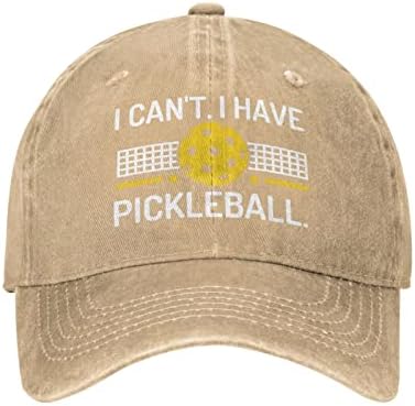 Chapéu de pickleball tywonmy eu não posso, eu tenho chapéu de pickleball masculino chapé de chapéus de beisebol