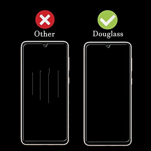 Protetores de tela do Samsung Galaxy A33 5G, filme de vidro temperado Douglass 9H para anti-finge impressão zero bolhas de bolhas ultra-climadas